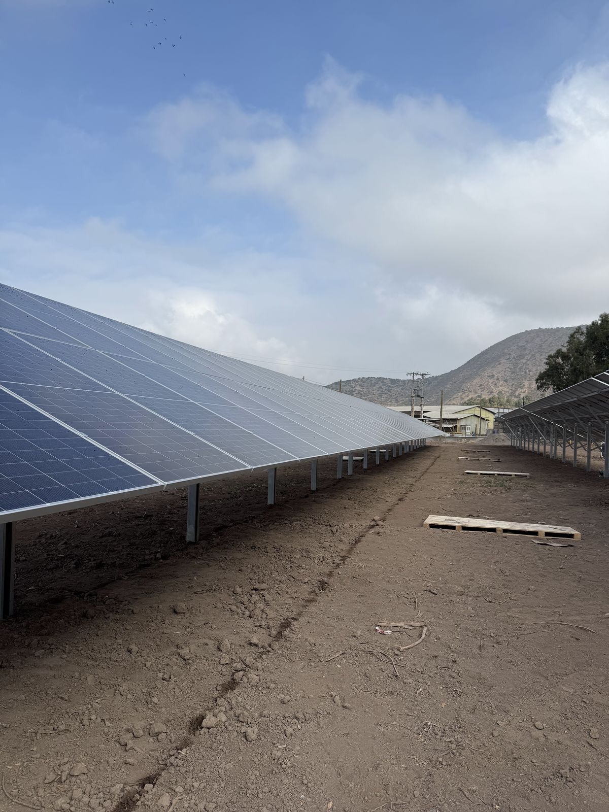 Parque fotovoltaico construido